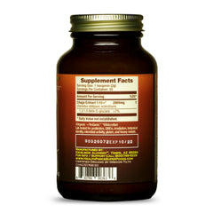 Labels showing Organic, Vegan, Kosher, and Gluten-Free certifications