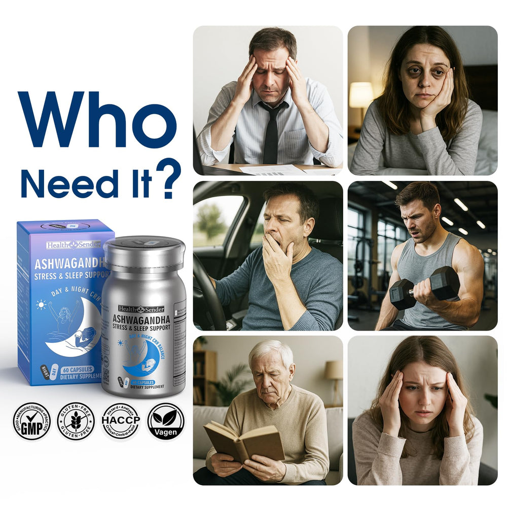 HealthSender Cortisol-Manager packaging and product label