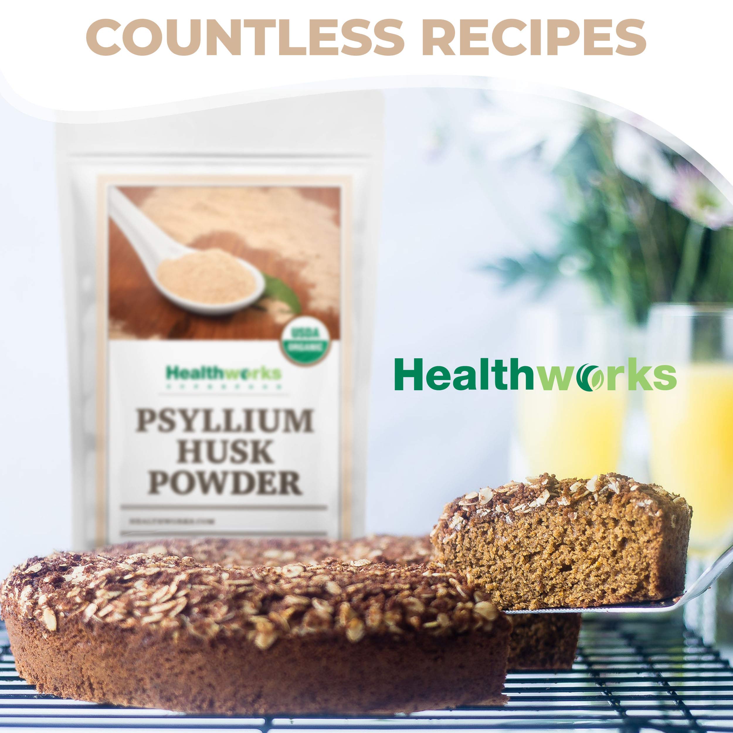 Using psyllium husk powder in breads and smoothies