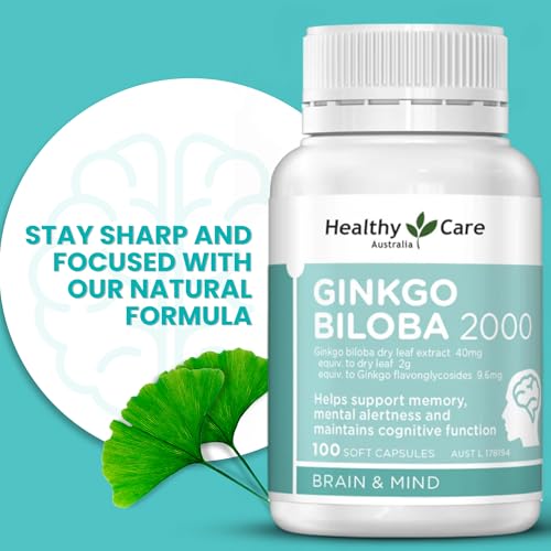 Close-up of Ginkgo Biloba capsules