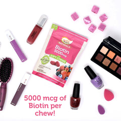 Ingredients list for Healthy Delights Naturals Biotin Soft Chews