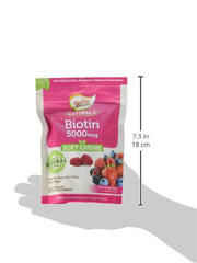 Single Biotin Soft Chew with Wild Berry flavor