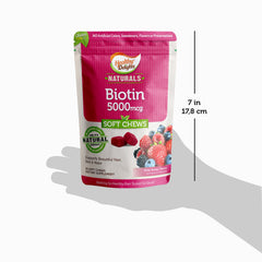 Biotin Soft Chews with lifestyle setting