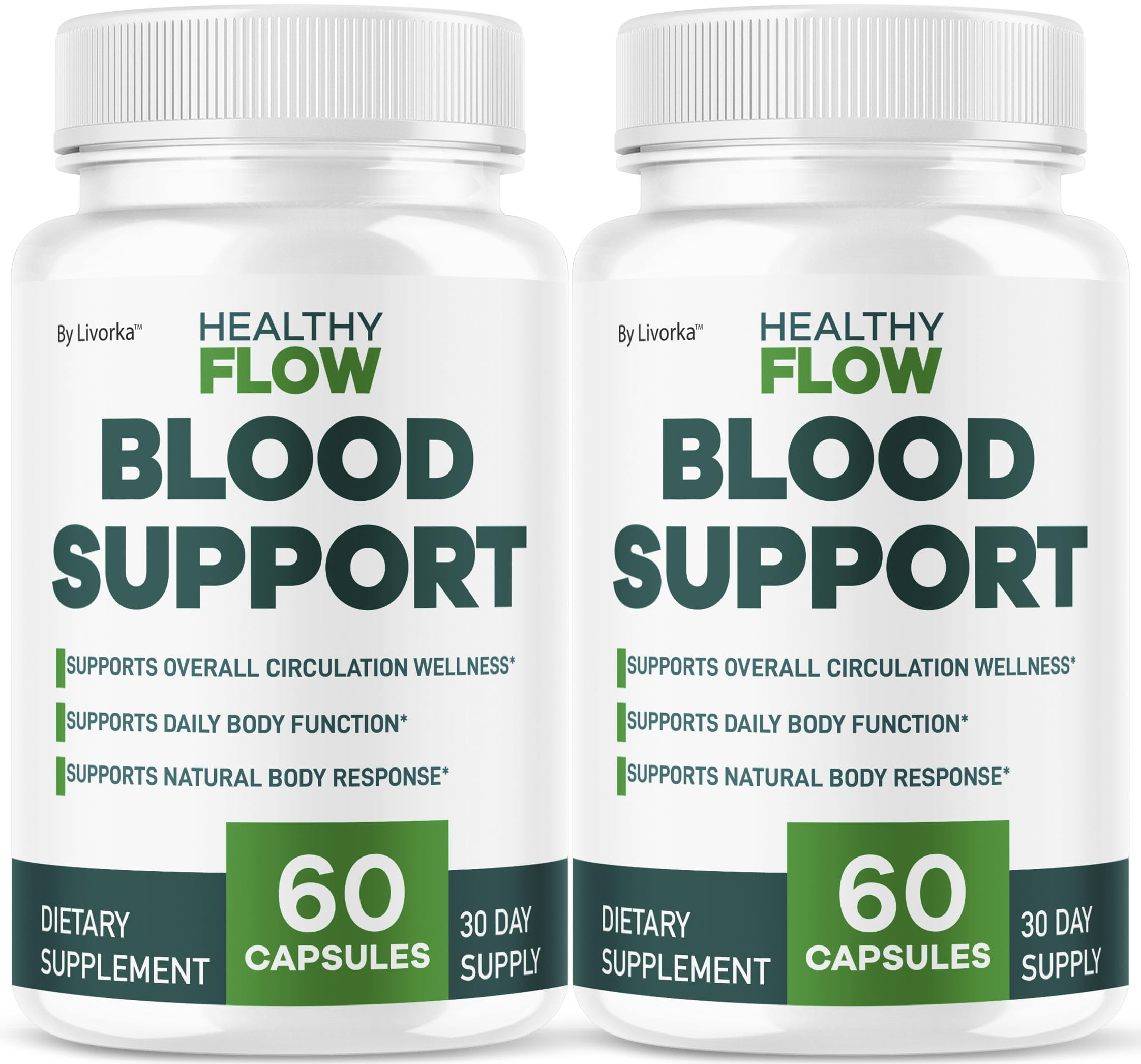 Healthy Flow Blood Support bottle - front view