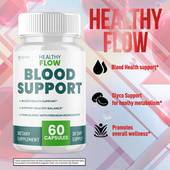 Packaging box for Healthy Flow Blood Support Capsules