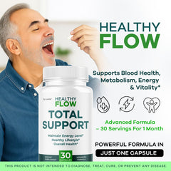 Healthy Flow Advanced Support Formula label