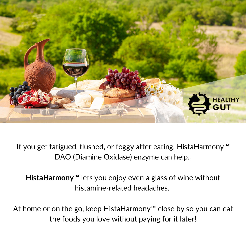 Healthy Gut HistaHarmony safety seal indicating high purity standards.