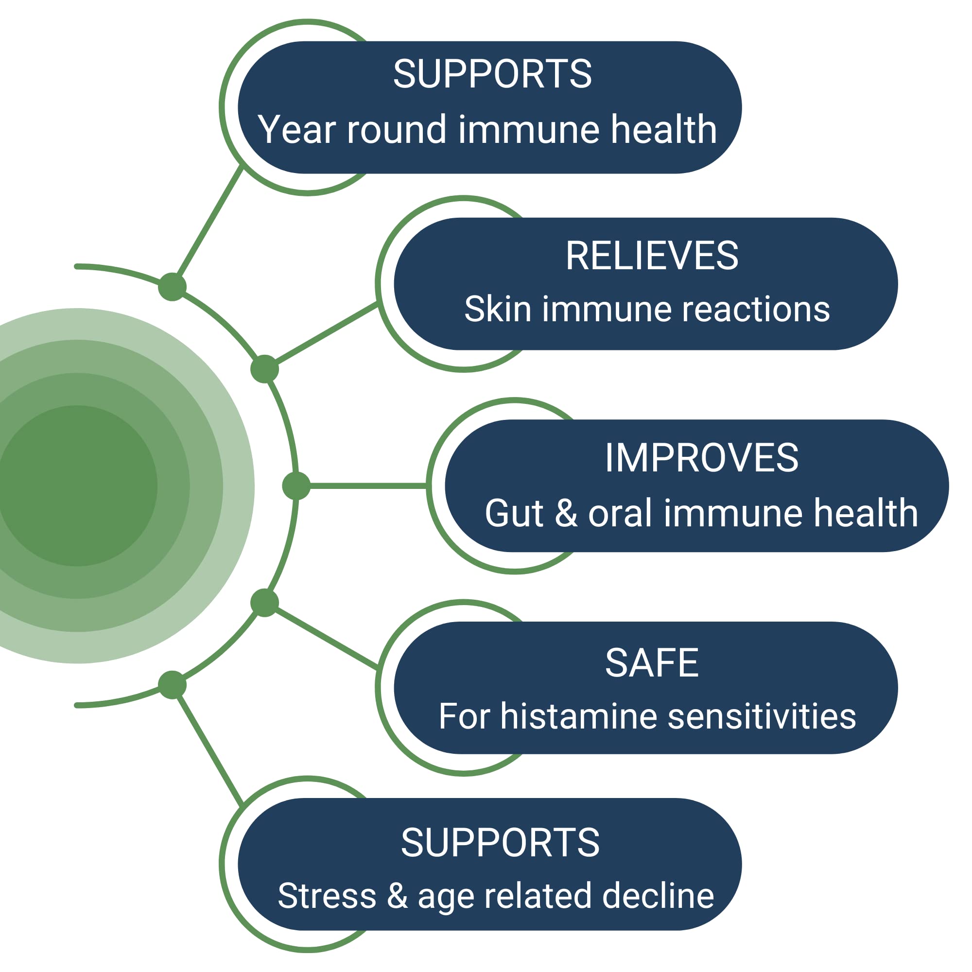 Made in USA seal on Healthy Gut HoloImmune packaging