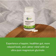 Close-up of Magnesium Glycinate capsules