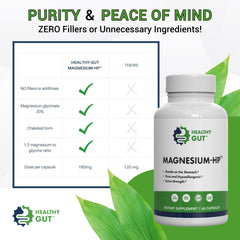 Infographic highlighting zero fillers and purity of the formula