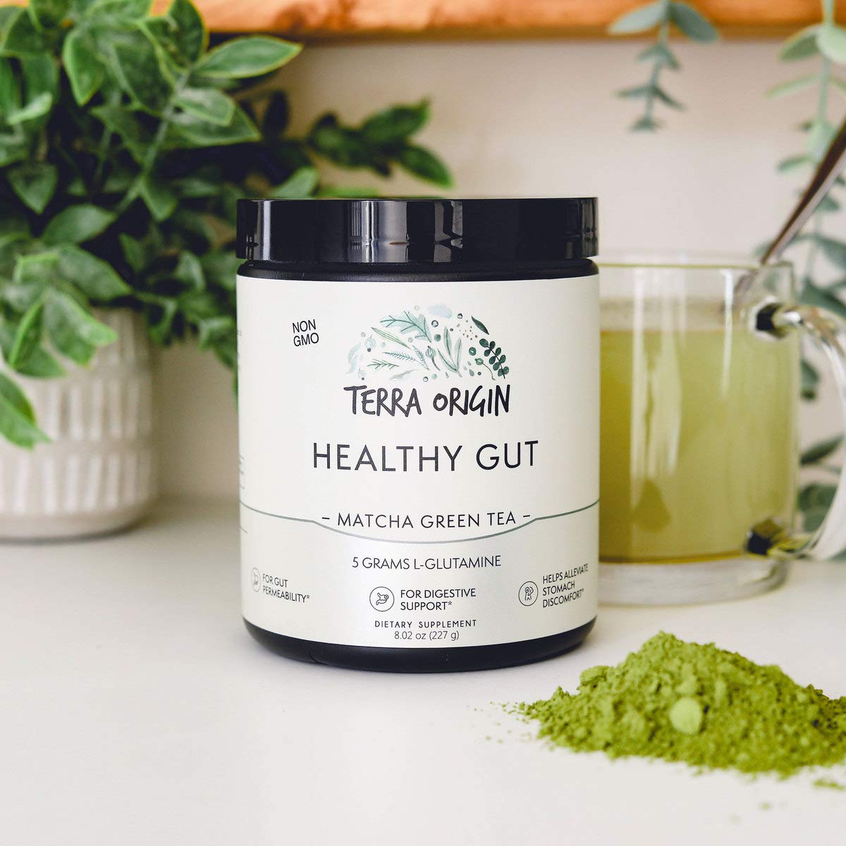 Glucosamine ingredient in the Healthy Gut Matcha Green Tea formula