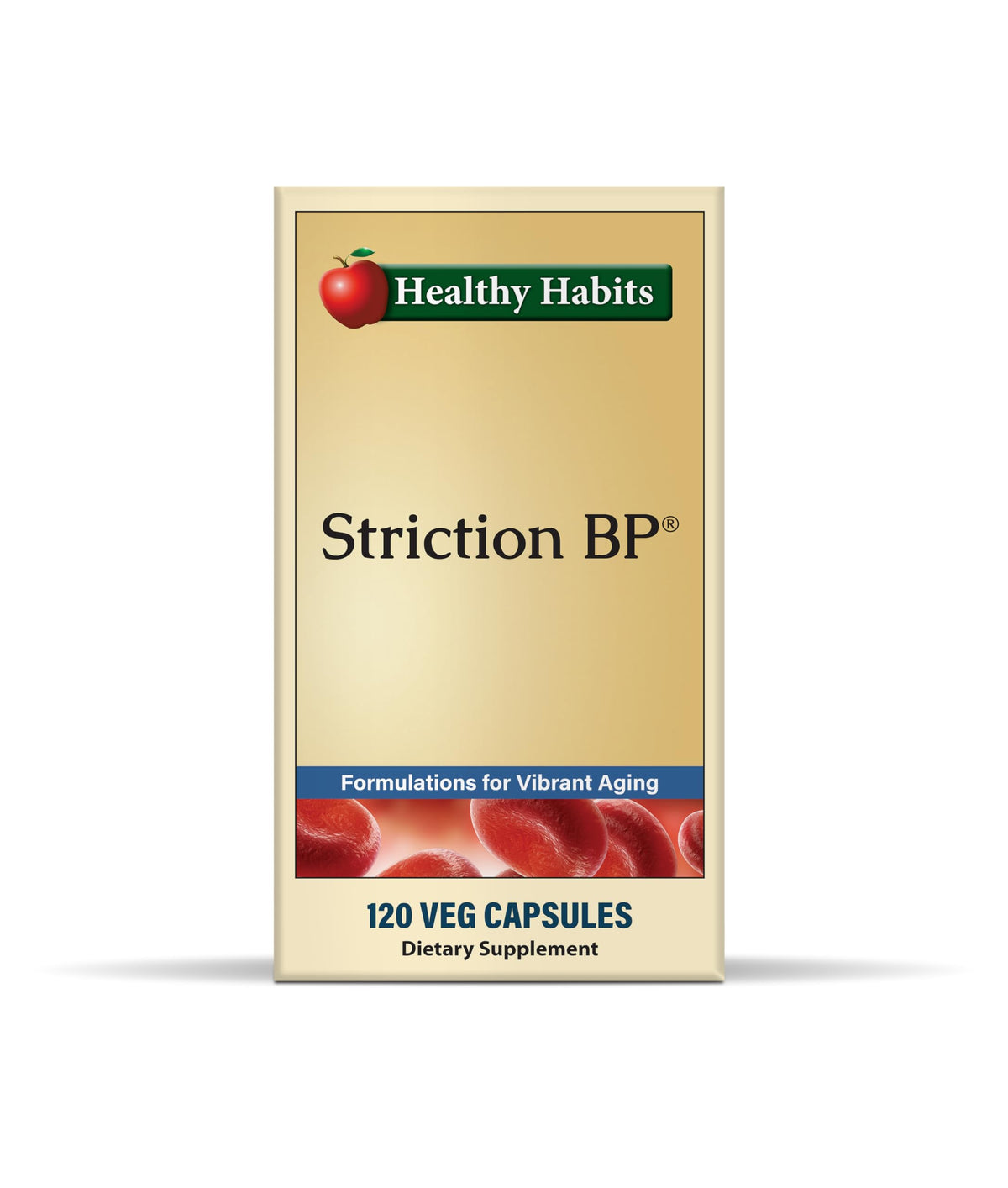 Healthy Habits StrictionBP Box 120 Veg Capsules - front view