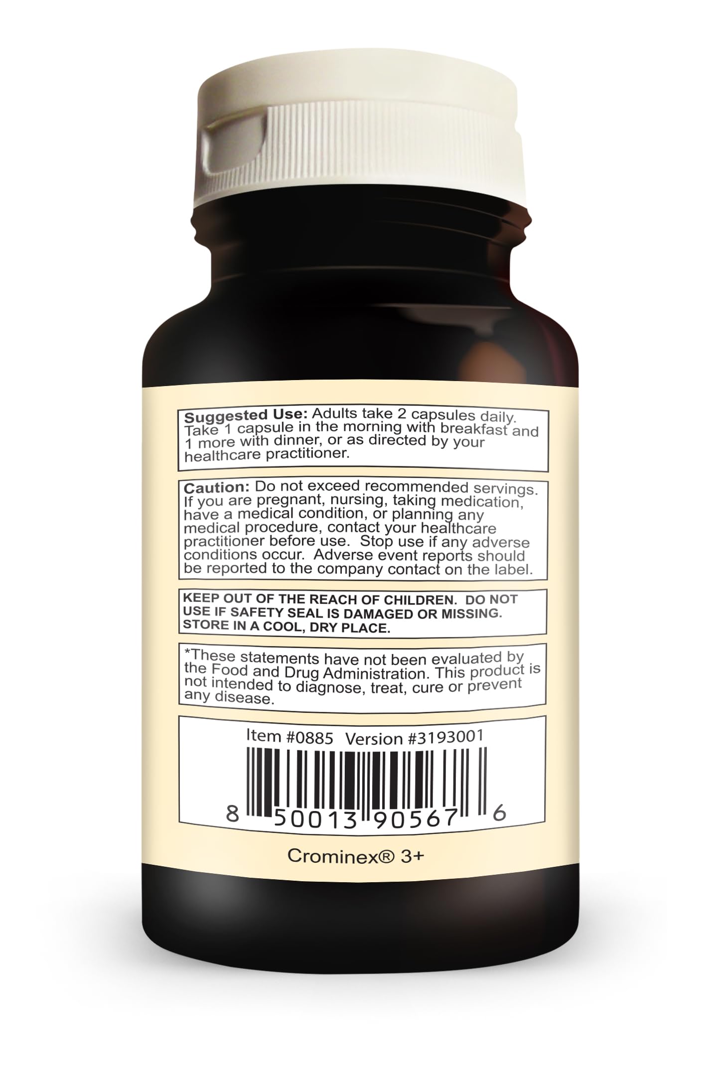 Healthy Habits StrictionD capsules closeup ready for daily use.
