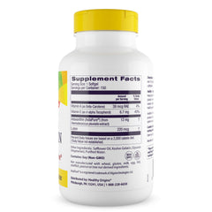 Serving size 1 softgel illustration for Healthy Origins Astaxanthin 12 mg