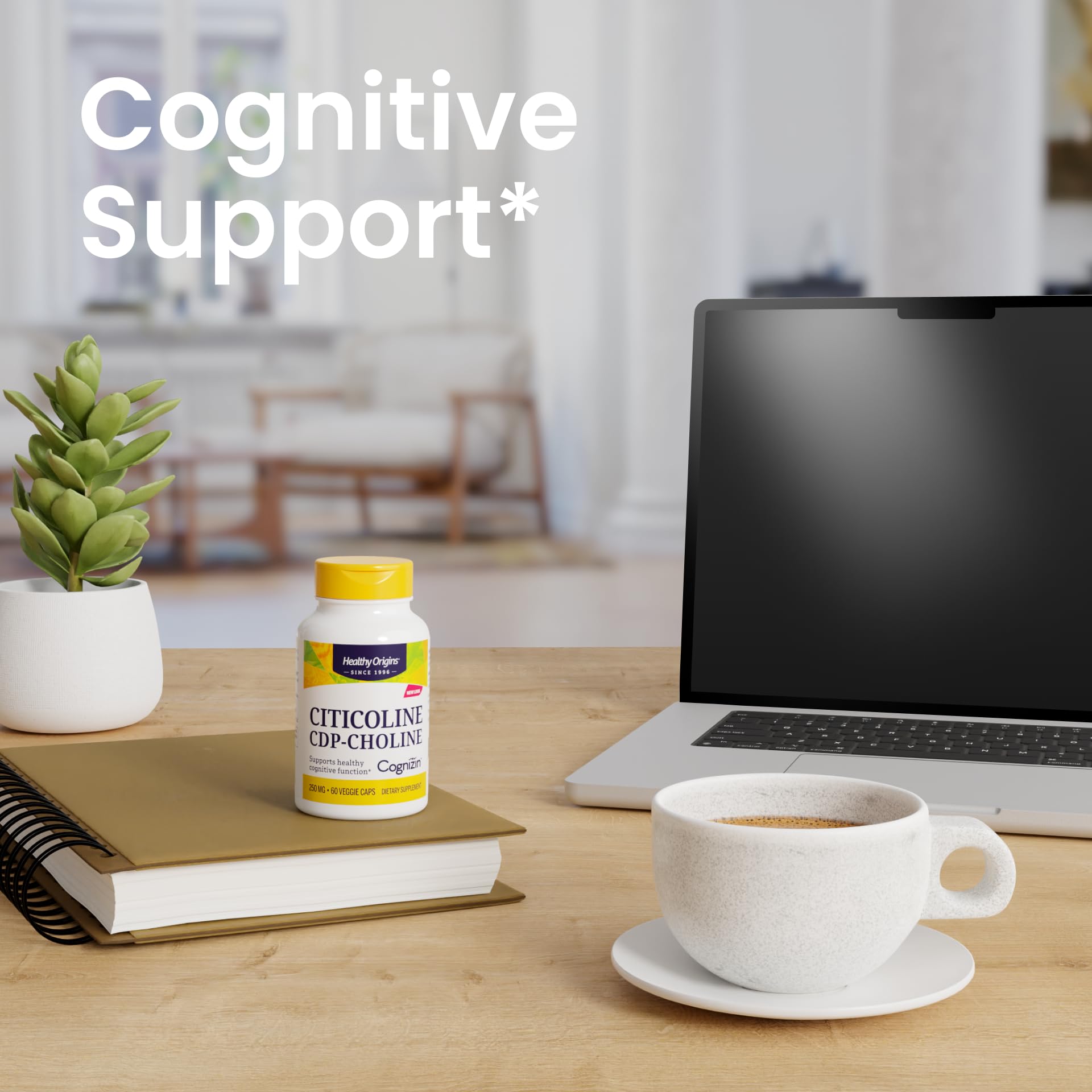 CDP choline content highlighted on Cognizin ingredients panel.