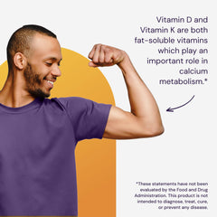 Bone health and cardiovascular support icons on Healthy Origins packaging