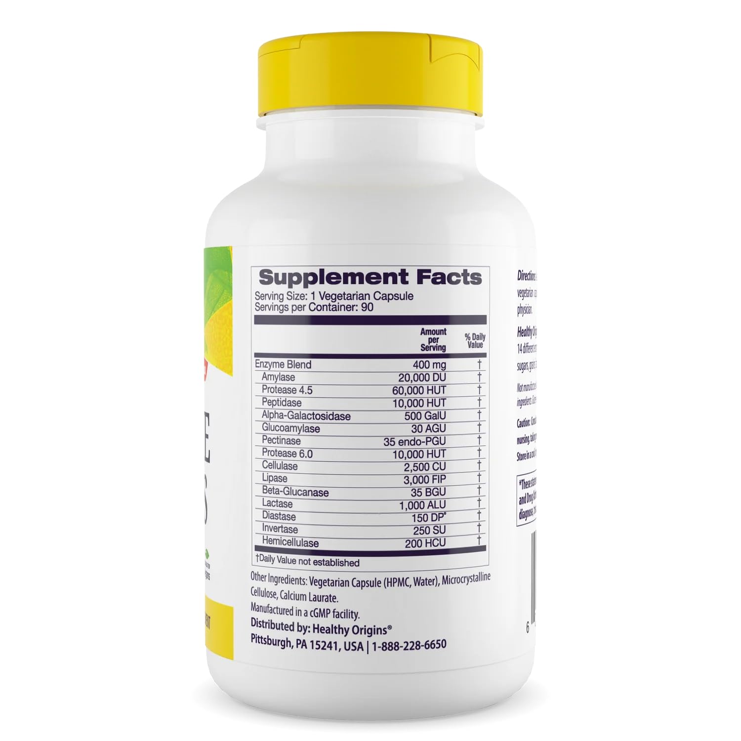 Broad spectrum digestive enzymes illustration