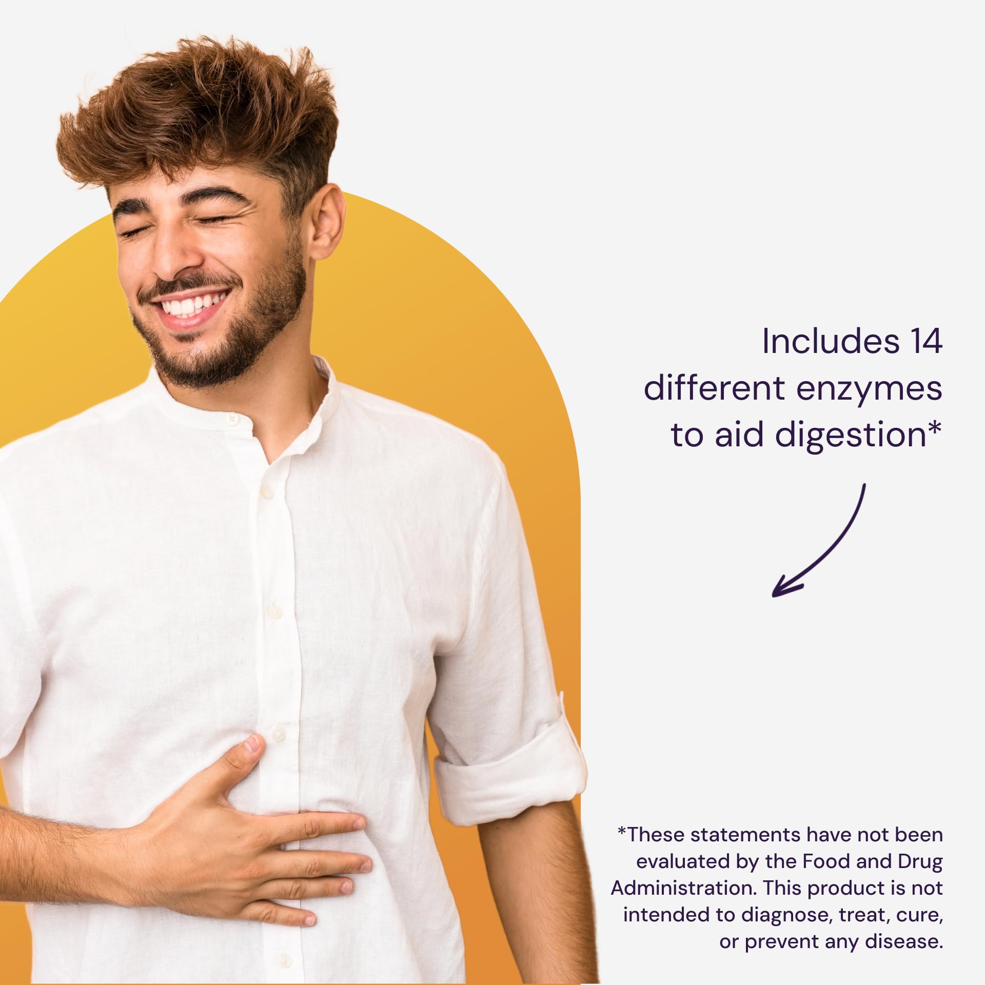 Healthy Origins Digestive Enzymes ingredients panel signals broad enzyme coverage.