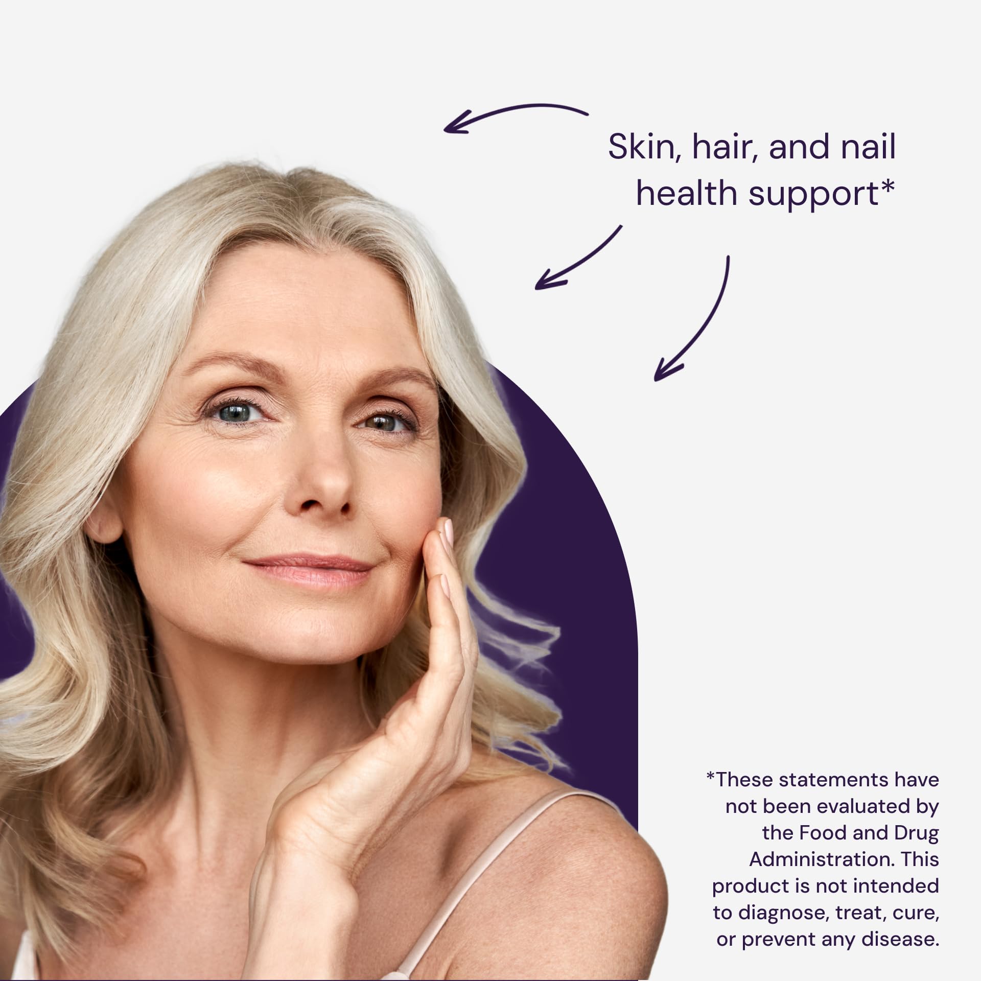 Concept image representing nails health benefits of Inositol Powder
