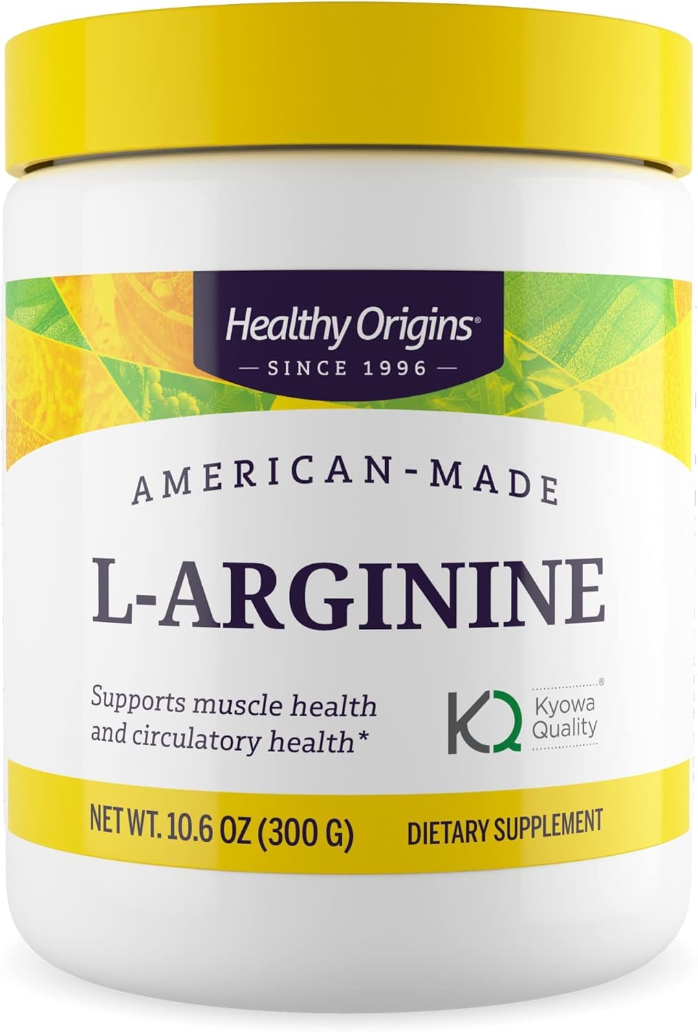 Healthy Origins L-Arginine 10.6 oz front bottle