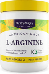 Healthy Origins L-Arginine 10.6 oz front bottle