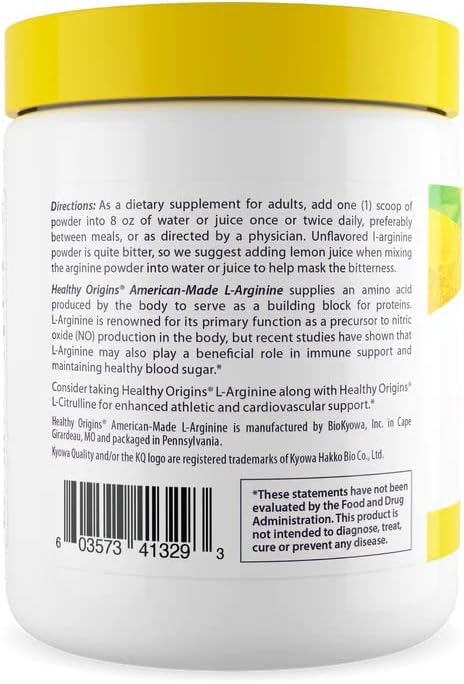 Amino acid supplement L-Arginine for wellness