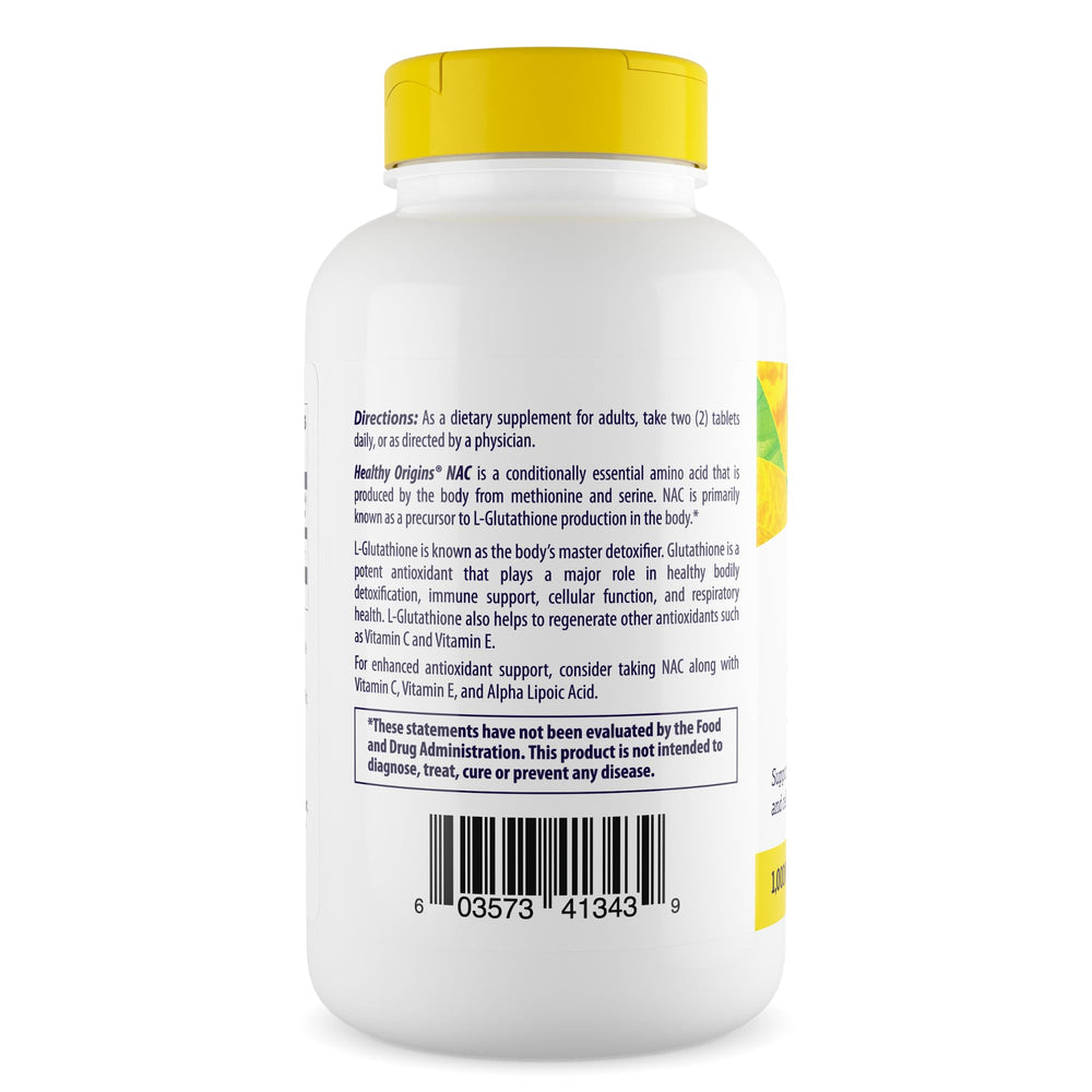 NAC 1,000 mcg benefits for immune health and cellular function