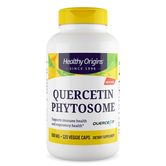 Healthy Origins Quercetin Phytosome 500 mg bottle label