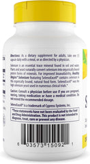 Non-GMO and gluten-free selenium supplement labeling