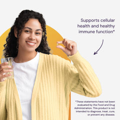 Nutritional supplement capsules arranged on white
