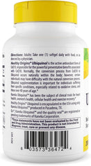Close-up label of Healthy Origins Ubiquinol