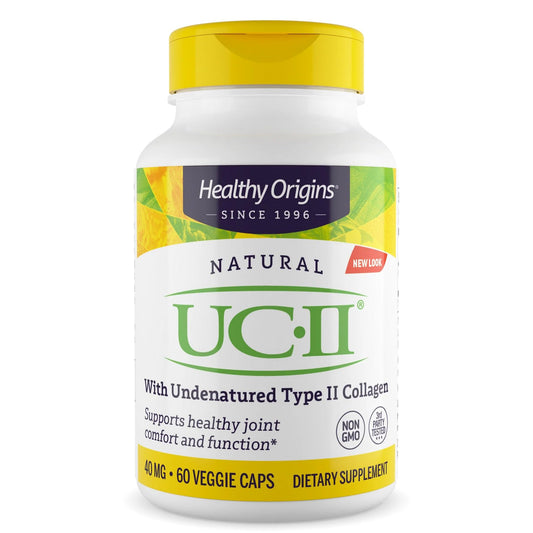Healthy Origins UC-II 40 mg undenatured type II collagen bottle