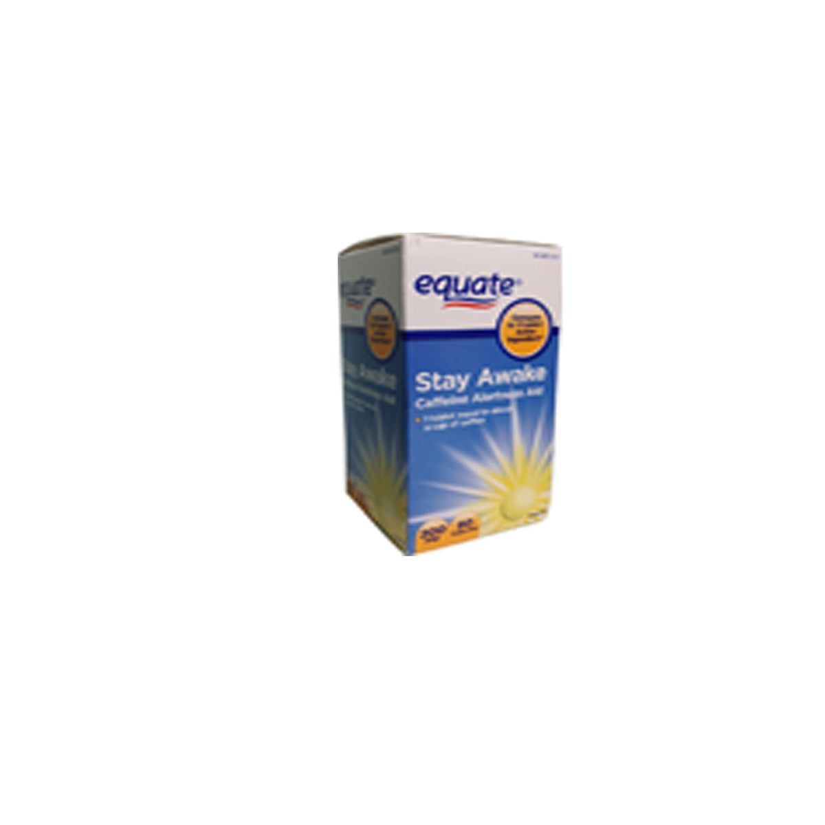 Healthy Surplus Equate Stay Awake 200 mg caffeine, 80 tablets, with Vital Volumes Vitamins A to Zinc Tips Card Bundle