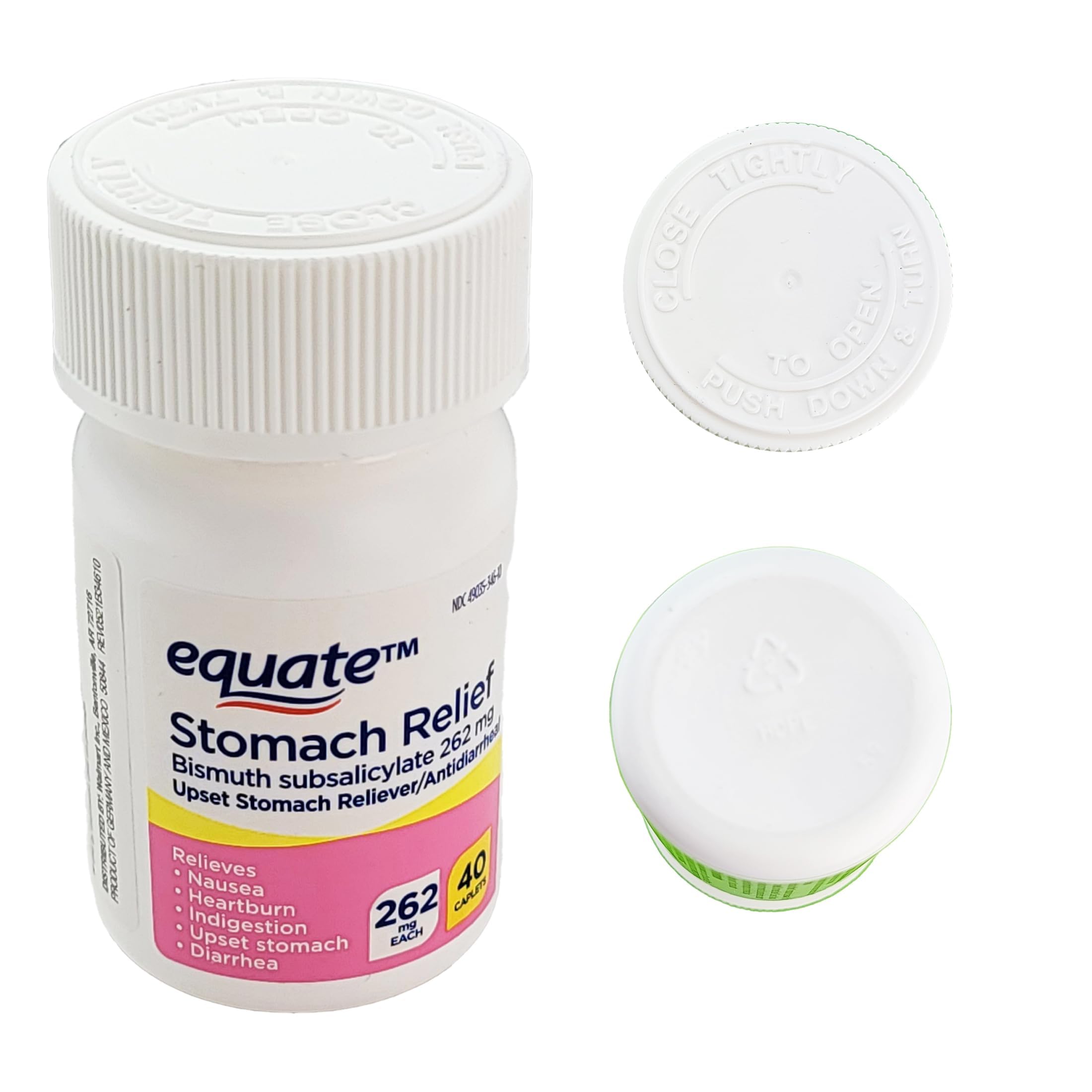 Healthy Surplus stomach relief bottle in hand demonstrates portable relief option.