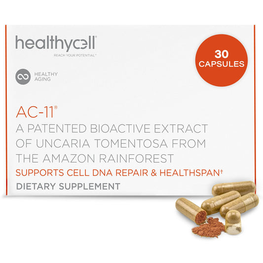 Healthycell AC-11 bottle and label