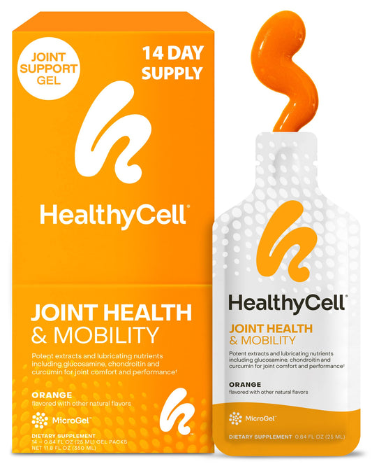 HealthyCell Joint Health & Mobility liquid gel packs packaging