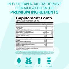 Vegan, gluten-free, soy-free and non-GMO symbol on package