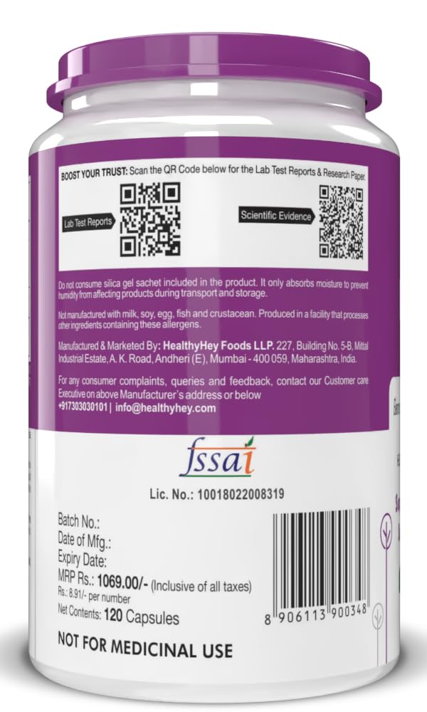 Capsules arranged showing Potassium Citrate 730 mg by HealthyHey