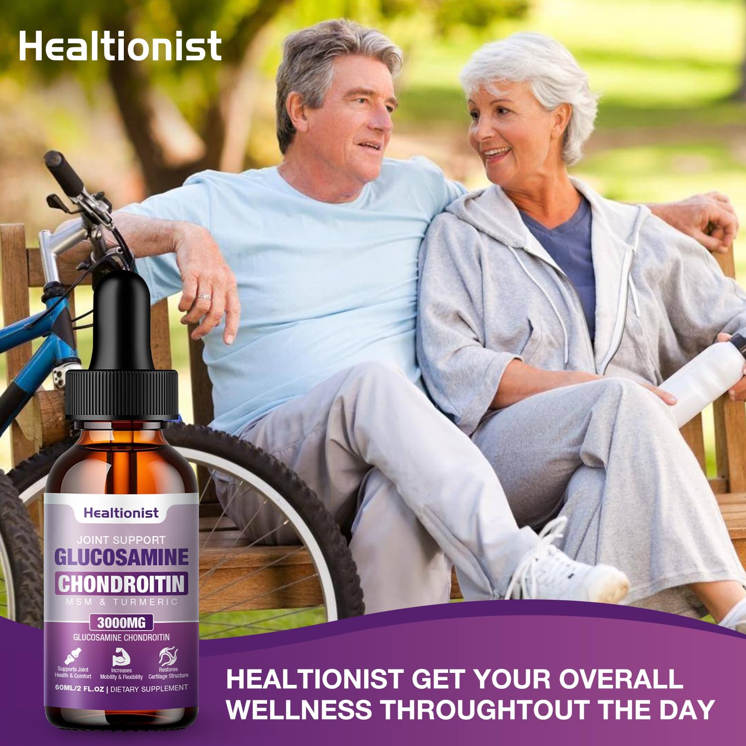 Two Healtionist bottles displayed as a pair
