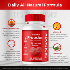 Heart Freedom Capsules 2 pack display packaging shown