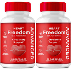 Heart Freedom Capsules bottle against white background