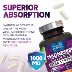Illustration of heart health benefits from magnesium citrate