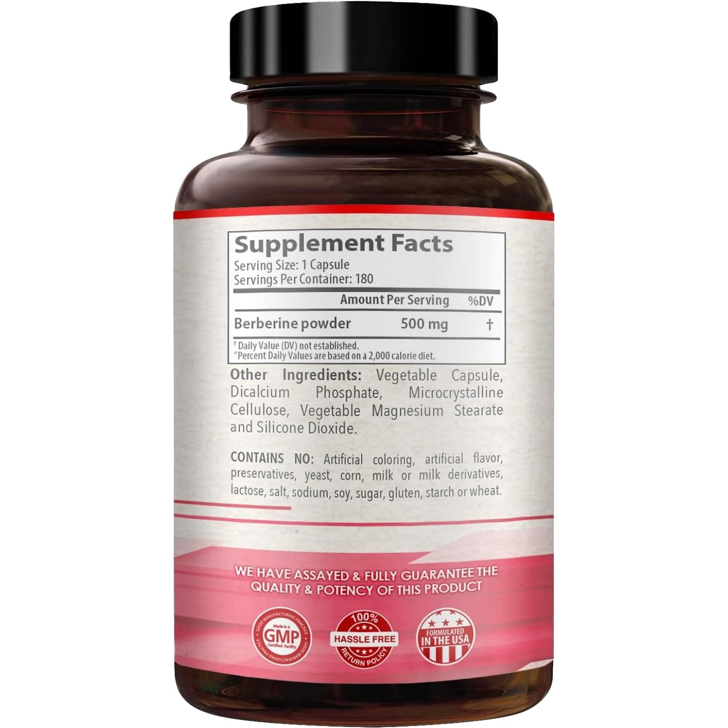 Heart health support berberine supplement image