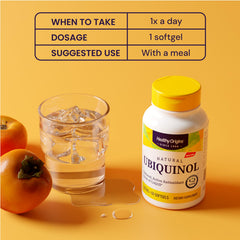 Heart health and antioxidant infographic for CoQ10