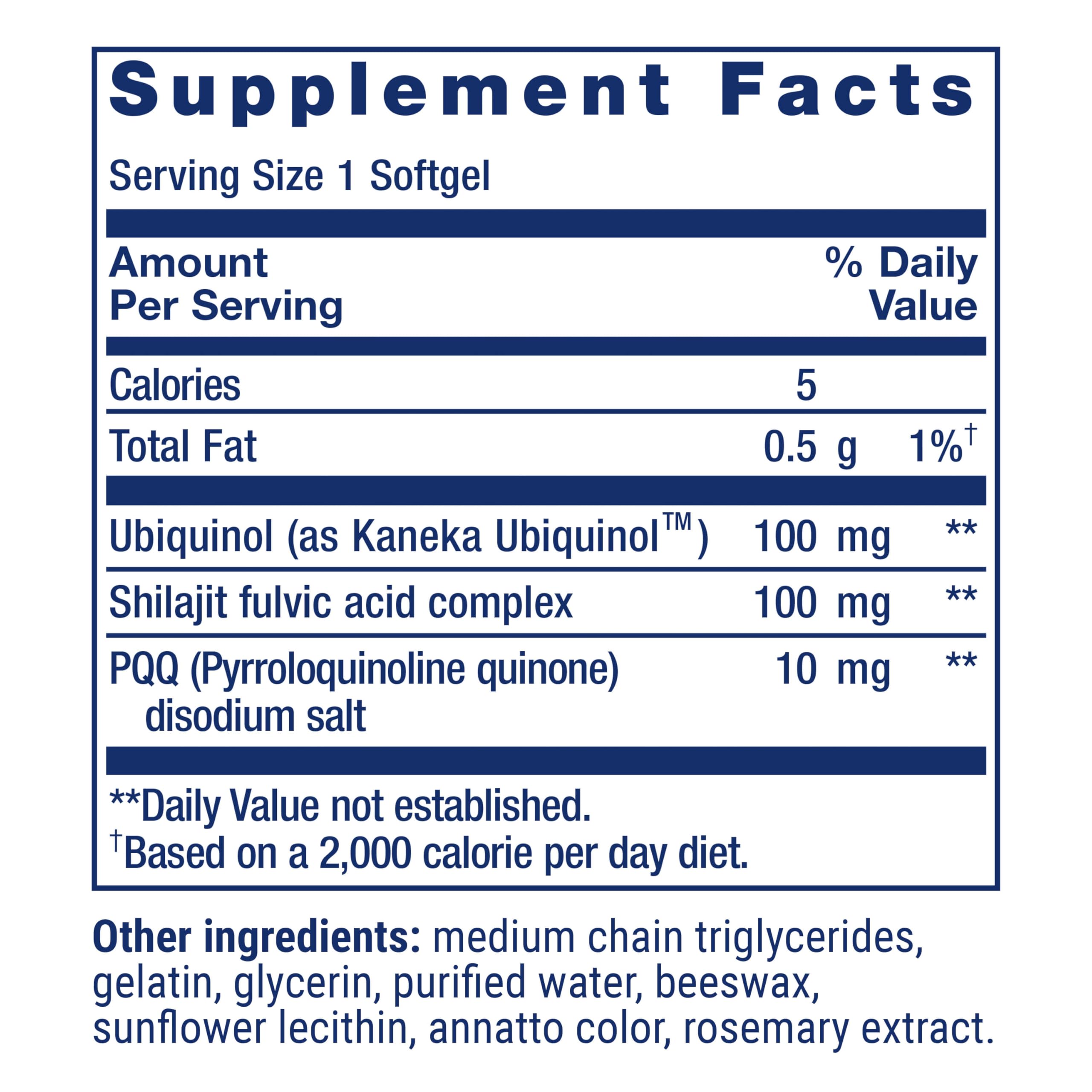 Heart health symbol with CoQ10 packaging