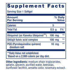 Heart health symbol with CoQ10 packaging