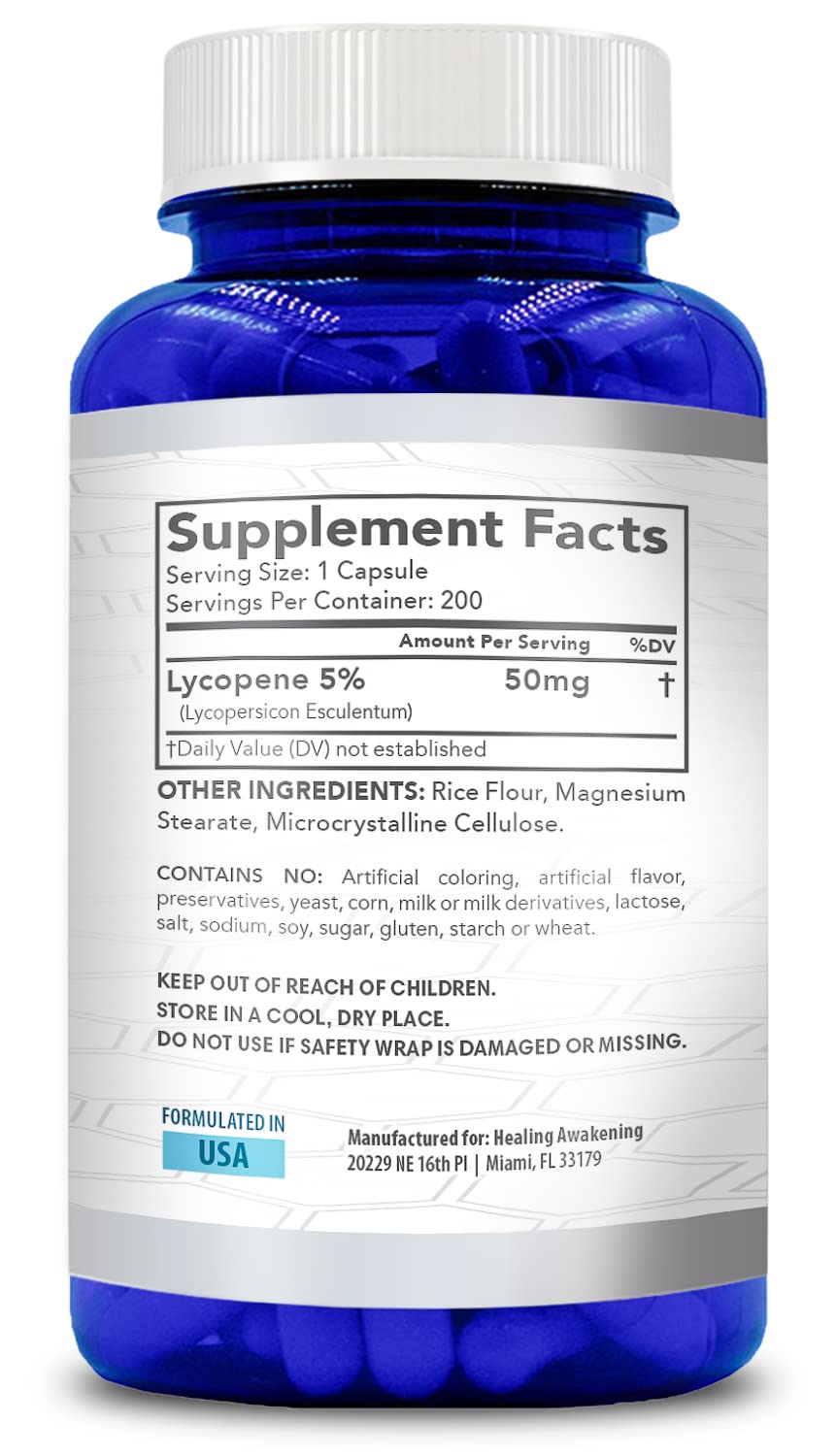 Graphic illustrating heart and prostate health benefits of lycopene