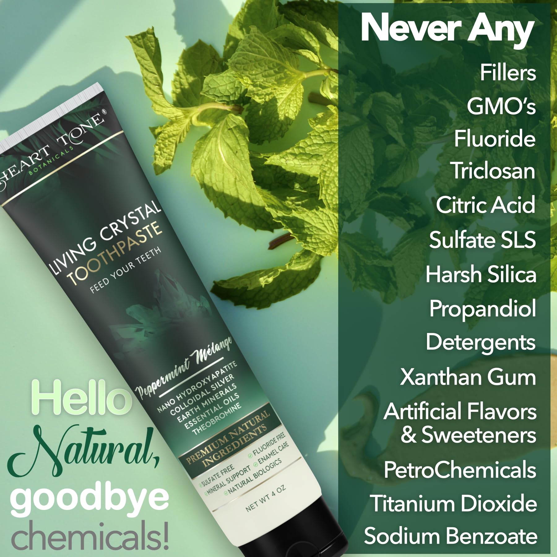 Close-up of nano hydroxyapatite toothpaste texture