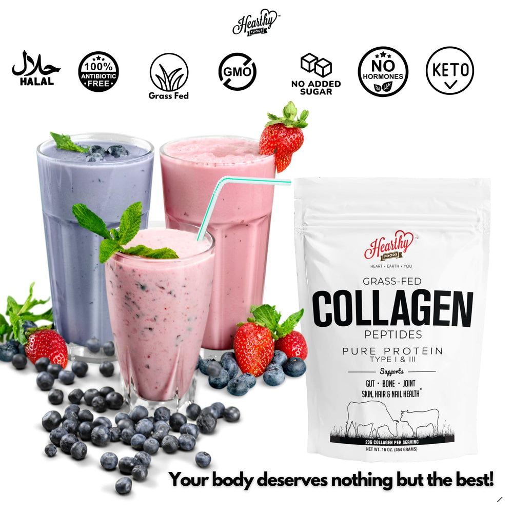 Collagen powder being stirred into a beverage