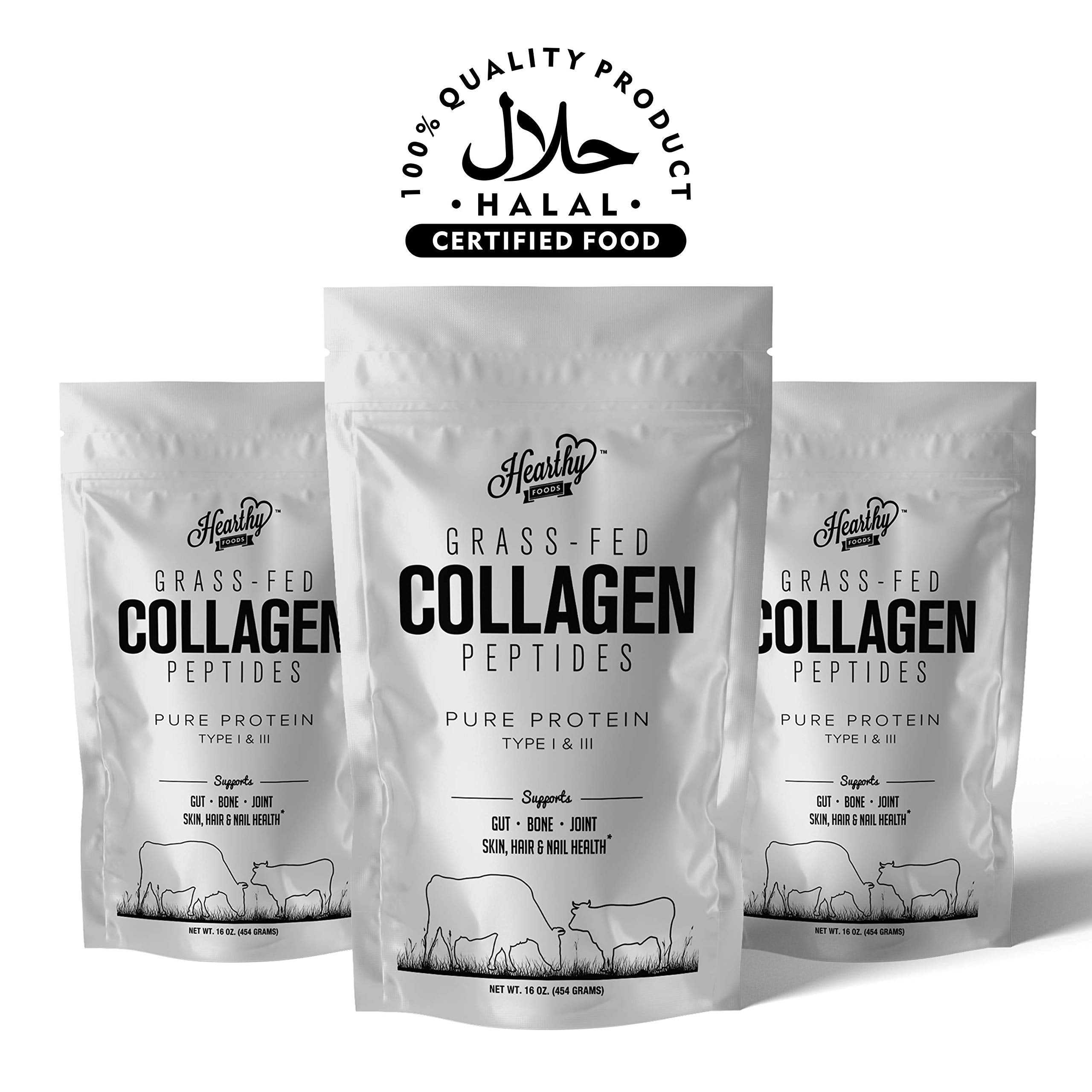 Nutrition panel highlighting Type I & III collagen